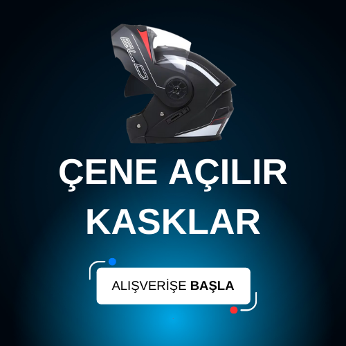 Çene Açılır Kasklar